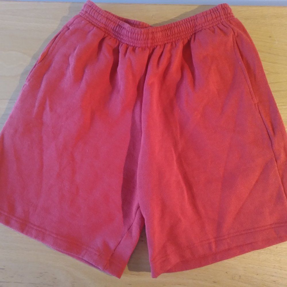 Deadstock Vintage Munsingwear Sweat Shorts Athletic Red
